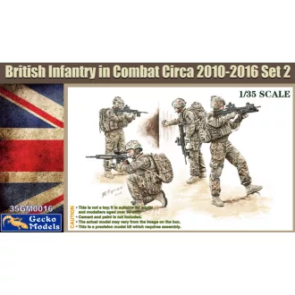   Gecko Models British Infantry In Combat Circa 2010~2012 Set 2 - katonai figura készlet
