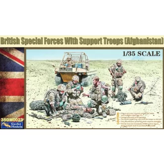   Gecko Models British Special Forces with Support Troops (Afghanistan) - katonai figura készlet