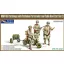 Gecko Models WWII US Paratroops with Cushman Parascooter and Cable Reel Cart (Set 2) - katonai figura és robogó készlet