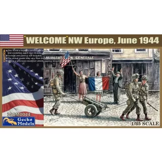   Gecko Models "Welcome" NW Europe, June 1944 - katonai figura készlet