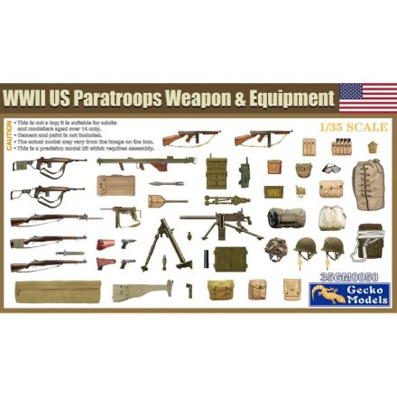 Gecko Model WWII US Paratroops Weapon & Equipment