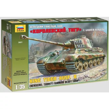 Zvezda King Tiger Ausf. B (Henschel Turret) makett