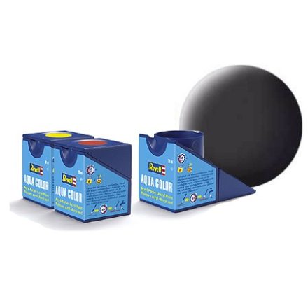 Revell Aqua Color 6 Tar Black Matt