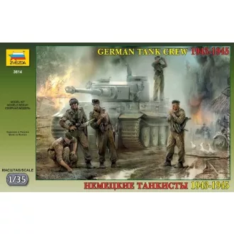 Zvezda German Tank Crew WWII Late