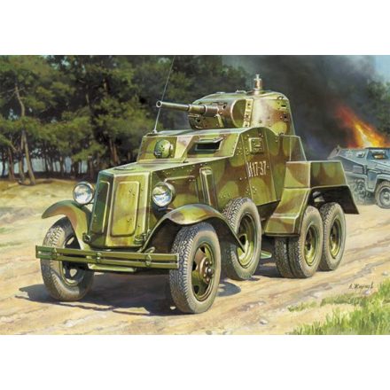 Zvezda Soviet Armored Car BA-10 makett