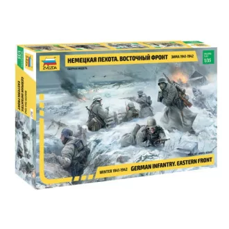   Zvezda German Infantry (Eastern Front 1941/1942) - 4 figures figurakészlet