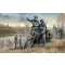 Zvezda German R-12 Heavy Motorcycle with rider and officer
