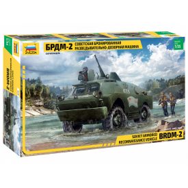 Zvezda Soviet BRDM-2 Armoured Car makett