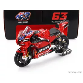   Maisto DUCATI DESMOSEDICI GP22 TEAM LENOVO N 43 MOTOGP SEASON 2022 JACK MILLER