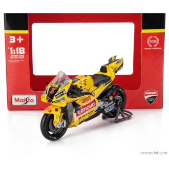   Maisto DUCATI DESMOSEDICI GP23 TEAM LENOVO N 1 WORLD CHAMPION MOTOGP ITALY MISANO LIVERY GP 2023 FRANCESCO BAGNAIA