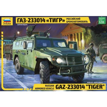 Zvezda GAZ - Tiger Russian Infantry Mobility Vehicle 4x4 makett