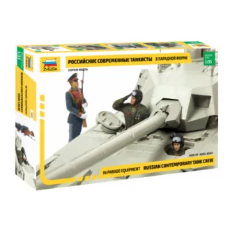 Zvezda RUSSIAN TANK CREW-PARADE VERSION figurakészlet