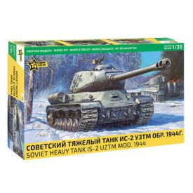Zvezda Soviet Heavy Tank IS-2 UZTM Mod.1944 makett
