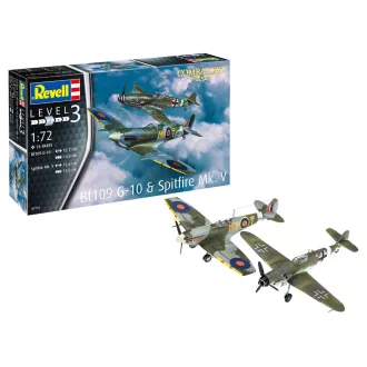 Revell - Combat Set Bf109G-10 & Spitfire makett