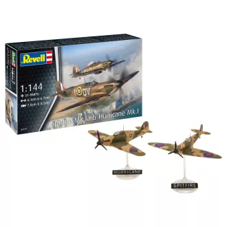 Revell Spitfire Mk.1a & Hurricane Mk.1 makett