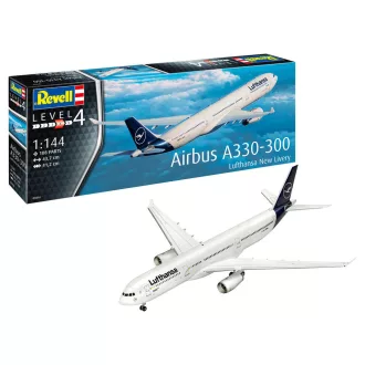   Revell - Airbus A330-300 - Lufthansa "New Livery" repülő makett