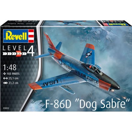Revell North-American F-86D 'Sabre Dog' makett