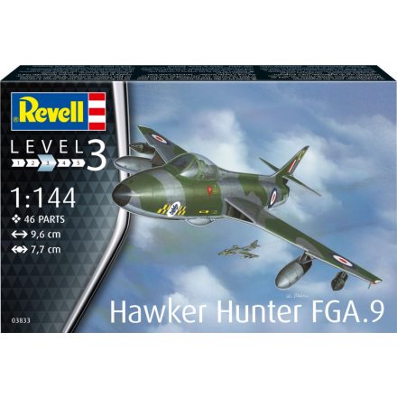 Revell Hawker Hunter FGA.9 makett