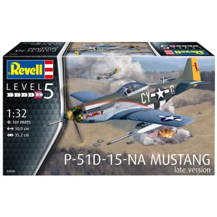 Revell P-51D Mustang Late Version  makett