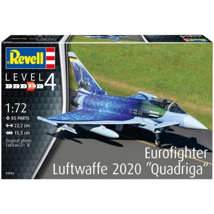 Revell Eurofighter Luftwaffe Demo 2020 Quadriga makett