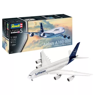   Revell - Airbus A380-800 Lufthansa New Livery repülő makett