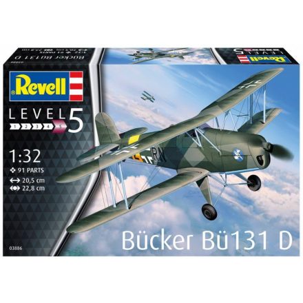 Revell Bucker Bu-131D Jungmann makett
