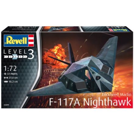 Revell F-117A Nighthawk Stealth Fighter makett