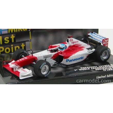 Minichamps TOYOTA F1 TF102 N 24 1st POINT AUSTRALIAN GP 2002 MIKA SALO