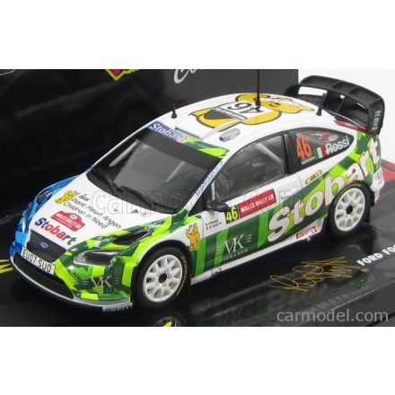 Minichamps Ford FOCUS RS 07 WRC STOBART N 46 RALLY WALES GB 2008 VALENTINO ROSSI - C.CASSINA