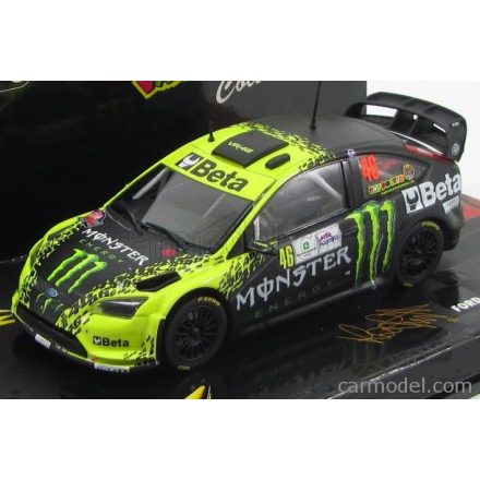Minichamps Ford FOCUS RS WRC07 MONSTER ENERGY N 46 2nd RALLY MONZA 2009 VALENTINO ROSSI - C.CASSINA