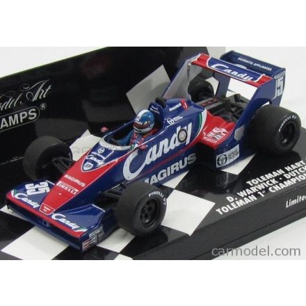 Minichamps TOLEMAN F1 HART TG183 N 35 DUTCH GP 1983 WARWICK