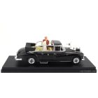 RIO MODELS MERCEDES BENZ 300D LIMOUSINE SEMICONVERTIBLE 1960 - WITH DRIVER AND POPE FIGURE - PAPA GIOVANNI XXIII