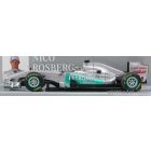 Minichamps MERCEDES F1 MGPW02 PETRONAS N 8 SHOWCAR 2011 NICO ROSBERG