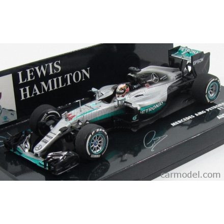 Minichamps MERCEDES F1 W07 HYBRID AMG PETRONAS N 44 2nd AUSTRALIAN GP 2016 LEWIS HAMILTON