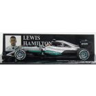 Minichamps MERCEDES F1 W07 HYBRID AMG PETRONAS N 44 2nd AUSTRALIAN GP 2016 LEWIS HAMILTON