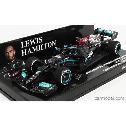 Minichamps MERCEDES F1 W12 MERCEDES M12 EQ POWER+ TEAM AMG PETRONAS MOTORSPORT FORMULA ONE N 44 WINNER BAHRAIN GP 2021 LEWIS HAMILTON
