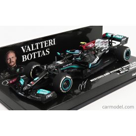   Minichamps MERCEDES F1 W12 MERCEDES M12 EQ POWER+ TEAM AMG PETRONAS MOTORSPORT FORMULA ONE N 77 3rd BAHRAIN GP 2021 VALTTERI BOTTAS