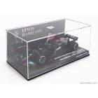Minichamps MERCEDES F1 W12 MERCEDES M12 EQ POWER+ TEAM AMG PETRONAS MOTORSPORT FORMULA ONE N 44 WINNER BRITISH SILVERSTONE GP WITH FLAG 2021 LEWIS HAMILTON