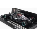 Minichamps MERCEDES GP - F1 W12 MERCEDES M12 EQ POWER+ TEAM AMG PETRONAS MOTORSPORT FORMULA ONE N 44 WINNER BRAZILIAN GP (WITH FLAG) 2021 LEWIS HAMILTON