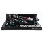 Minichamps MERCEDES GP - F1 W12 MERCEDES M12 EQ POWER+ TEAM AMG PETRONAS MOTORSPORT FORMULA ONE N 44 WINNER BRAZILIAN GP (WITH FLAG) 2021 LEWIS HAMILTON