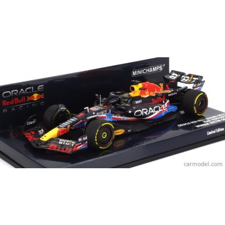 Minichamps RED BULL F1 RB19 TEAM ORACLE RED BULL RACING N 1 WORLD CHAMPION WINNER AUSTIN USA GP 2023 MAX VERSTAPPEN