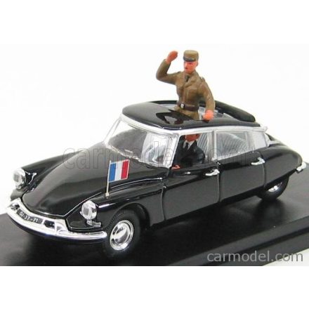 RIO MODELS CITROEN DS19 CABRIOLET WITH FIGURE GENERAL DE GAULLE 1960