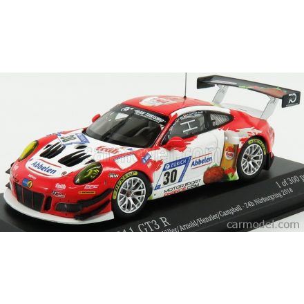 Minichamps PORSCHE 911 991 GT3R FRIKADELLI RACING TEAM N 30 24h NURBURGRING 2018 A.MULLER - ARNOLD - HENZLER - CAMPBELL