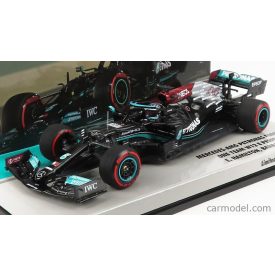   Minichamps MERCEDES F1 W12 MERCEDES M12 EQ POWER+ TEAM AMG PETRONAS MOTORSPORT FORMULA ONE N 44 WINNER BAHRAIN GP 2021 LEWIS HAMILTON