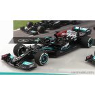 Minichamps MERCEDES F1 SET 2X W12 MERCEDES M12 EQ POWER+ TEAM AMG PETRONAS MOTORSPORT FORMULA ONE N 44 SEASON 2021 LEWIS HAMILTON + N 77 SEASON 2021 VALTTERI BOTTAS