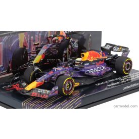   Minichamps RED BULL F1 RB19 TEAM ORACLE RED BULL RACING N 1 WORLD CHAMPION WINNER LAS VEGAS USA GP 2023 MAX VERSTAPPEN