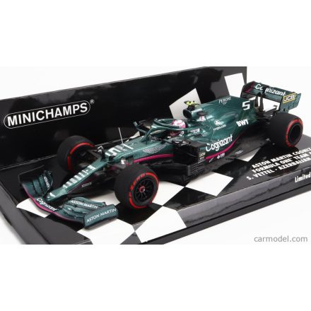 MINICHAMPS - ASTON MARTIN - F1 AMR21 MERCEDES M12 EQ POWER+ TEAM COGNIZANT FORMULA ONE N 5 2nd AZERBAIJAN GP 2021 SEBASTIAN VETTEL
