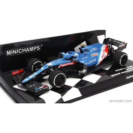 Minichamps RENAULT F1 A521 RENAULT E-TECH 20B TEAM ALPINE N 31 WINNER HUNGARY GP 2021 ESTEBAN OCON