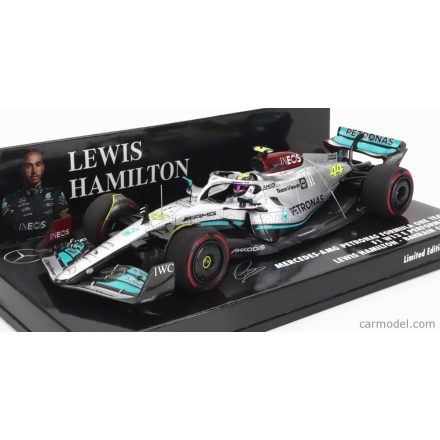 Minichamps MERCEDES F1 W13E TEAM MERCEDES-AMG PETRONAS F1 N 44 3rd BAHRAIN GP 2022 LEWIS HAMILTON