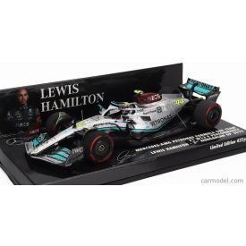   Minichamps MERCEDES F1 W13E TEAM MERCEDES-AMG PETRONAS F1 N 44 2nd HUNGARIAN GP 2022 LEWIS HAMILTON